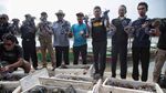 Pelepasan Ribuan Kepiting di Pulau Pari