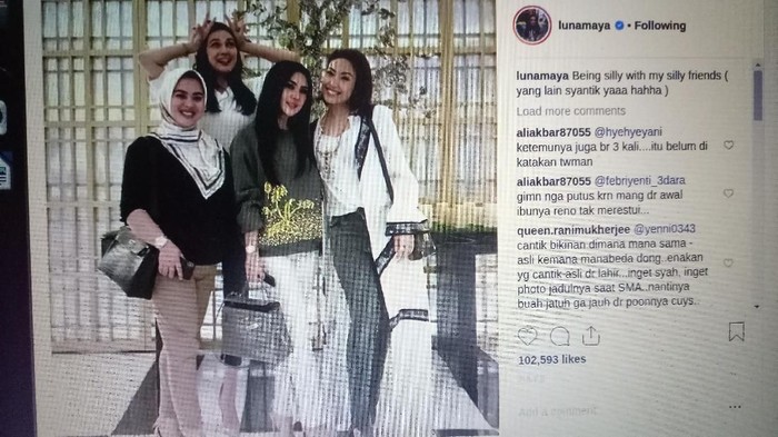 Ini Momen Pertemuan Syahrini Dengan Reino Barack Dan Luna Maya Di Italia