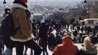 Paris menurutnya adalah kota yang cantik. Tapi tetap, rumahnya adalah Lyon (Instagram/ahegerberg)