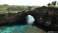 Broken Beach  atau yang disebut juga Pasih Uug. Masih di Nusa Penida (Agung Pambudhy/detikTravel)