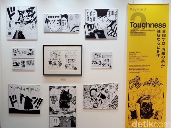 Sifat-sifat Luffy yakni Ambition, Toughness, Freedom, Awareness dan Leadership. Itu dijabarkan dengan penggalan-penggalan dari perjalanan Luffy (Afif Farhan/detikTravel) Sifat-sifat Luffy yakni Ambition, Toughness, Freedom, Awareness dan Leadership. Itu dijabarkan dengan penggalan-penggalan dari perjalanan Luffy (Afif Farhan/detikTravel)