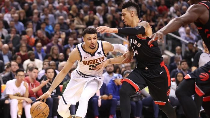Rentetan kemenangan Toronto Raptors dihentikan Denver Nuggets (Foto: Tom Szczerbowski-USA TODAY Sports) Rentetan kemenangan Toronto Raptors dihentikan Denver Nuggets (Foto: Tom Szczerbowski-USA TODAY Sports)