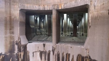 Para ahli menyebut sistem perlindungan banjirnya yang rumit adalah sebuah keajaiban dunia. Sistem ini juga mempersiapkan Jepang menghadapi perubahan iklim yang akan turut mengubah pola hujan dan cuaca. Foto: Getty Images