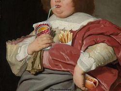 Ketika Lukisan Klasik Dipadukan Budaya Pop Pakai Photoshop