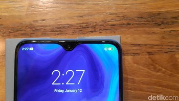 Kamera depannya yang menjadi daya tarik Realme U1 berukuran 25MP. Foto: Virgina Maulita Putri