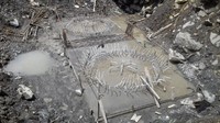 Penampakan proyek jembatan di Kali Aurak yang menjadi lokasi penembakan oleh Kelompok Kriminal Bersenjata (KKB). Istimewa/Ditjen Bina Marga Kementerian PUPR.
