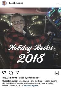 5 Buku Pilihan Bill Gates untuk Isi Libur Akhir Tahun 2018