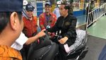 Saat Jokowi Duduk di Atas Yamaha Xmax