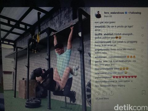 Olahraga Bareng, Pose Susan Sameh dan Fero Bikin Orang Komentar