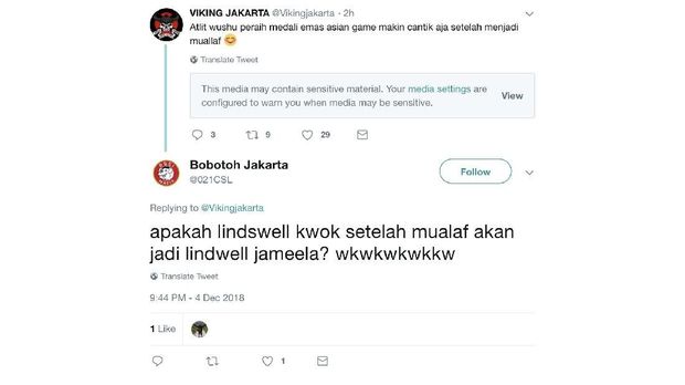 Canda Netizen Soal Lindswell Kwok Mualaf dan Berhijab