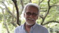 Di halaman kediaman Iwan Fals juga ada makam putra sulungnya, Galang Rambu Anarki. Foto: Dicky Ardian