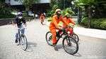 Aksi Bersepeda Minta Pemerintah Aktif Turunkan Polusi Udara