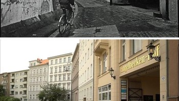 Jalanan di tahun 1985 berubah seiring perkembangan zaman di tahun 2018. (Foto: Brightside)