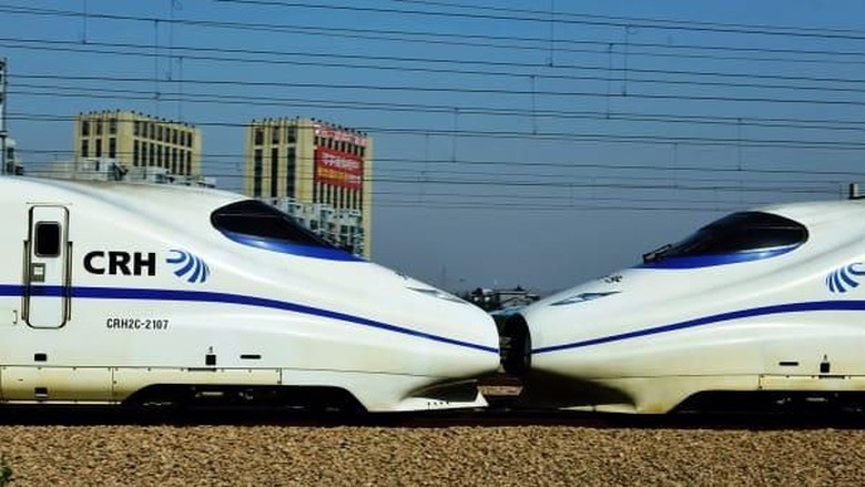 Kereta cepat China (STR/AFP/AFP/Getty Images/CNN Travel) Kereta cepat China (STR/AFP/AFP/Getty Images/CNN Travel)
