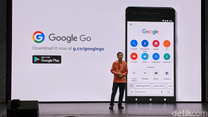 Kentaro Tokusei, Product Management Director Google Search. Foto: Adi Fida Rahman/detikINET Kentaro Tokusei, Product Management Director Google Search. Foto: Adi Fida Rahman/detikINET