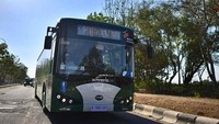 Setelah Jawa Tengah, Pulau Bali dibidik menjadi tempat berikut untuk bus listrik ini. Misalnya kawasan wisata ekslusif seperti Nusa Dua sudah menyatakan tertarik dengan bus listrik ini. Istimewa/Dok. BNBR.