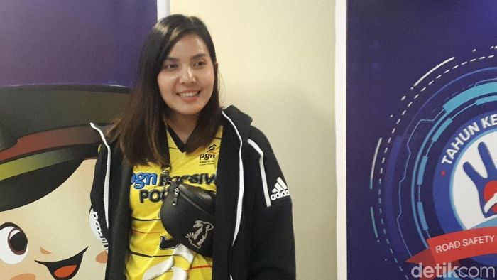 Pornpun Guedpard penasaran atmosfer Proliga 2019. (Mercy Raya/detikSport) Pornpun Guedpard penasaran atmosfer Proliga 2019. (Mercy Raya/detikSport)