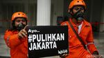 Aksi Bersepeda Minta Pemerintah Aktif Turunkan Polusi Udara