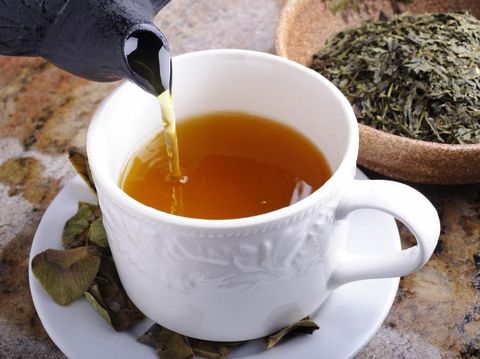 Green Tea in a Cup.