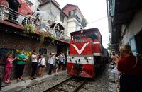 Rel ini masih aktif dilewati kereta (AFP/Getty Images)