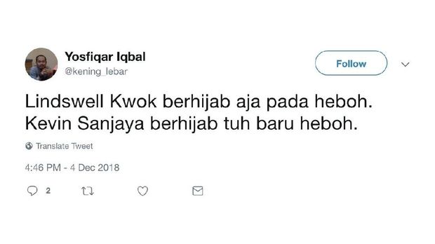 Canda Netizen Soal Lindswell Kwok Mualaf dan Berhijab