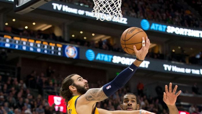 Utah Jazz kalahkan San Antonio Spurs (Russ Isabella-USA TODAY Sports) Utah Jazz kalahkan San Antonio Spurs (Russ Isabella-USA TODAY Sports)