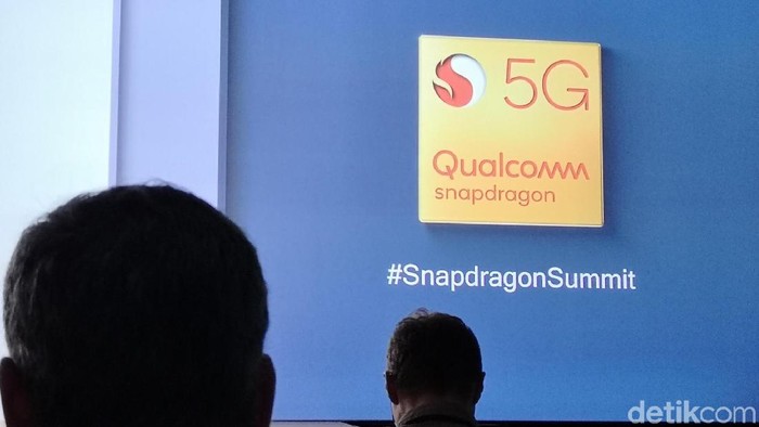 Snapdragon 855 diumumkan, smartphone 5G telah datang. Foto: Agus Tri Haryanto/detikINET Snapdragon 855 diumumkan, smartphone 5G telah datang. Foto: Agus Tri Haryanto/detikINET