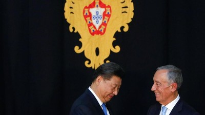 Potret Presiden China Xi Jinping Kunjungi Portugal