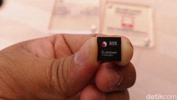 Disebutkan kalau Snapdragon 855 tiga kali lebih baik dari pendahulunya, Snapdragon 845. Foto: Agus Tri Haryanto/detikINET