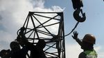 Begini Kondisi Crane yang Jatuh di Kemayoran