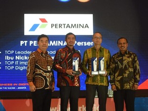 Dirut Pertamina Terpilih Jadi TOP Leader in IT Leadership 2018
