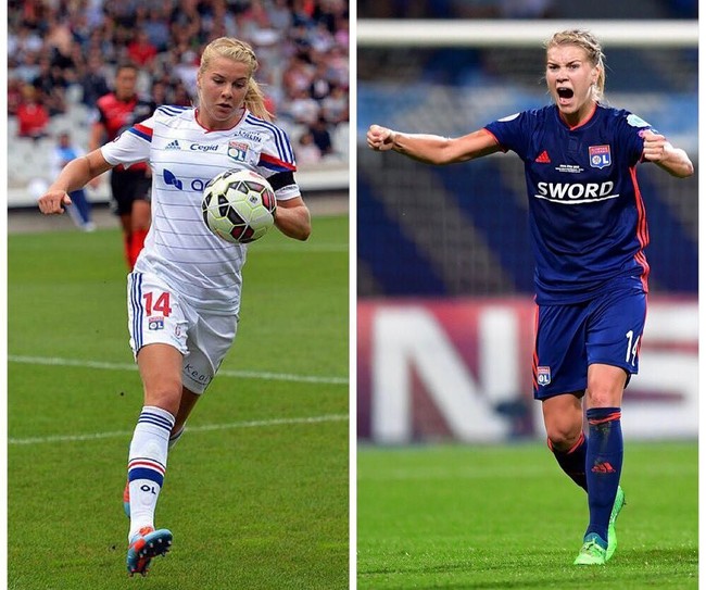 Ada Hegerberg adalah pesepak bola 23 tahun asal Norwegia yang kini bermain untuk klub Olympique Lyonnais. Ada baru saja diganjar penghargaan Ballon dOr yang pertama kali memberi piala kepada wanita. Foto: Dok. Instagram Ada Hegerberg