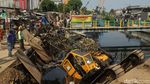 Begini Kondisi Crane yang Jatuh di Kemayoran