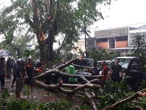 Puting Beliung di Bogor, Puluhan Rumah Rusak