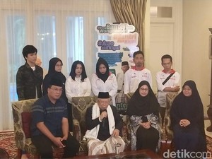 Bantah Jatuh dari Kamar Mandi, Maruf Amin: Kaki Saya Terkilir
