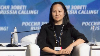 Meng Wanzhou ditangkap Kanada atas permintaan AS atas dugaan pelanggaran embargo Iran yang dilakukan oleh Huawei. Foto ini diambil tahun 2014, ketika Meng Wanzhou hadir dalam sebuah forum di Rusia. (Foto: REUTERS/Alexander Bibik)