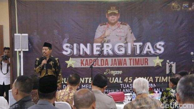 Kapolda Jawa Timur (Jatim) Irjen Luki Hermawan menggelar pertemuan dengan akademisi dan para rektor