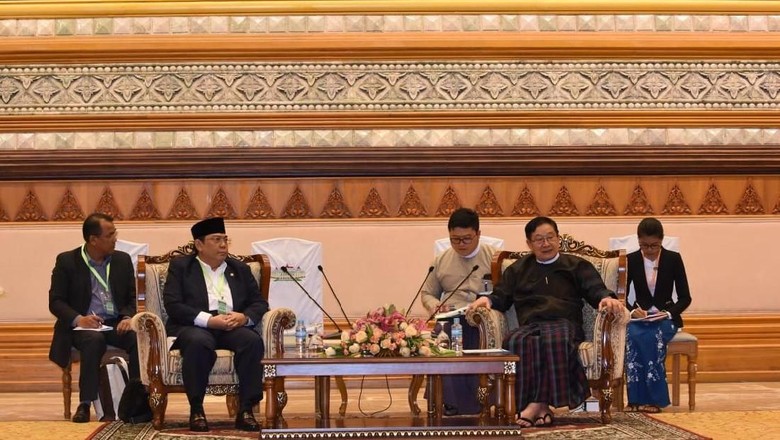 DPR RI dan Parlemen Myanmar Sepakat Bentuk Grup Kerja Sama DPR RI dan Parlemen Myanmar Sepakat Bentuk Grup Kerja Sama