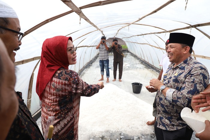 Kembangkan Garam Rakyat, Bupati Serang Belajar Budidaya ke Aceh