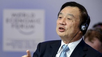 Sejak 1988, Huawei dipimpin oleh sang pendiri, Ren Zhengfei, selaku CEO. Foto: AFP PHOTO / FABRICE COFFRINI