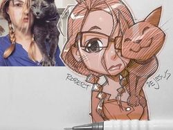 Kerennya Transformasi Foto Jadi Sketsa Kartun