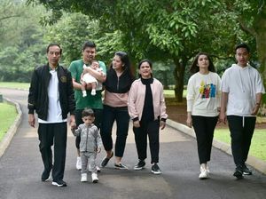 Foto: Weekend Santai Jokowi Bareng Jan Ethes dan Sedah Mirah di Bogor