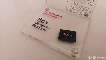 Snapdragon 8cx didukung oleh CPU Kryo 495 octa core terbaru. Foto: Agus Tri Haryanto/detikINET