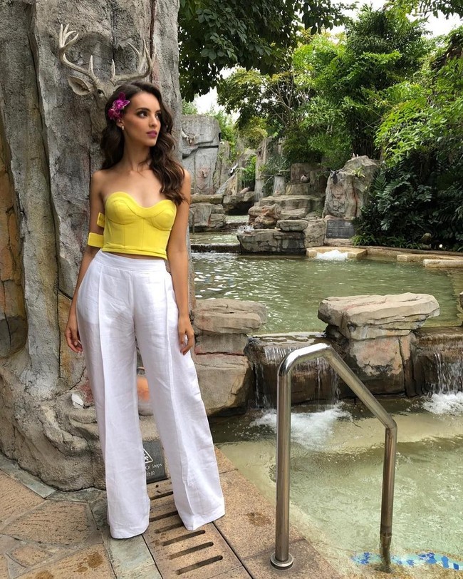 Memiliki tinggi 174 cm, Miss World 2018 Vanessa Ponce De Leon bekerja sebagai model dalam kesehariannya di Meksiko. Dia juga kerap menjadi presenter televisi. Foto: Dok. Instagram Vanessa Ponce de Leon