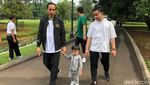 Potret Jokowi Ajak Jan Ethes dan Sedah Mirah Ikut Jalan Santai