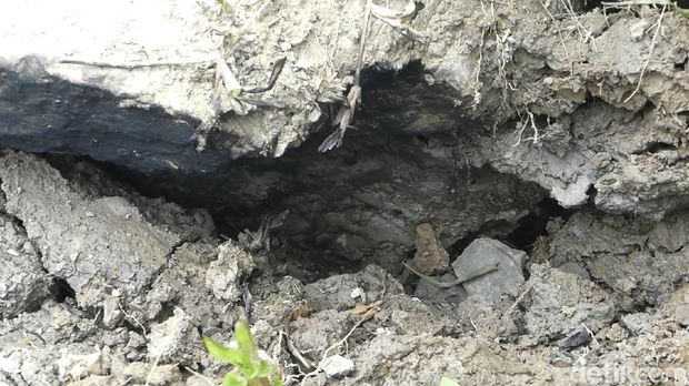 Ada Api Menyala dari Retakan Tanah, Bikin Hebor di Banjarnegara