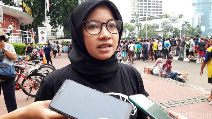 Peneliti ICW Divisi Korupsi Politik Almas Syafrina (Zunita Amalia Putri/detikcom)