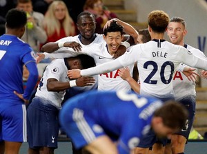 Hasil Liga Inggris: Tottenham Bekuk Leicester 2-0