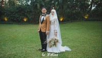 Lindswell dan Hulaefi menggelar pesta setelah reesmi menikah beberapa waktu lalu. (lemotionphoto for detikSport)