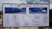 Denah bangunan di Sulawesi Tengah, sumbangan dari CT Corp dan CT ARSA Foundation. 9 Sekolah dan 3 masjid di Sulawesi Tengah dibangun dengan dana Rp 20 miliar. (Elvan Dany Sutrisno/detikcom)